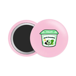 Mint Chocolate Yogurt Button Fridge Magnet - Theartzzy