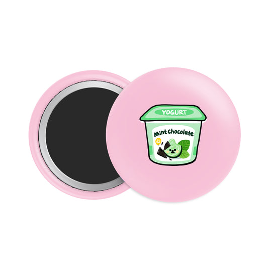 Mint Chocolate Yogurt Button Fridge  Magnet