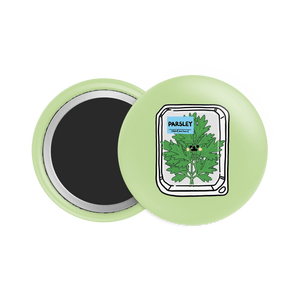 Parsley Button Fridge Magnet - Theartzzy