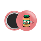 Peanut Butter Button Fridge Magnet - Theartzzy