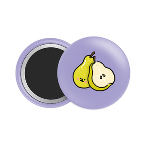 Pear Button Fridge Magnet - Theartzzy