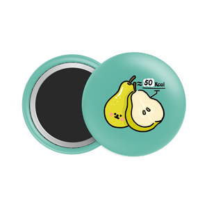 Pear Button Fridge Magnet - Theartzzy