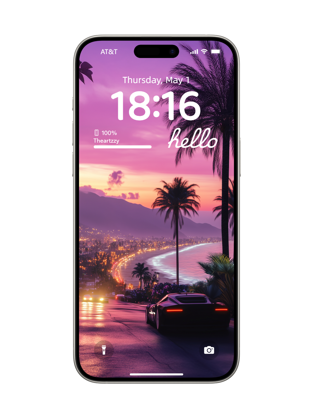 Tropical Sunset Drive: 4K Ultra HD Beach Road Wallpaper for iPhone & Android