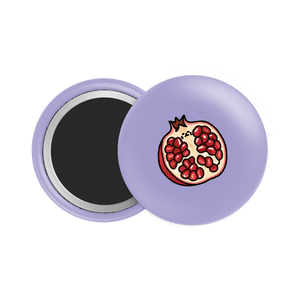 Pomegranate Button Fridge Magnet - Theartzzy