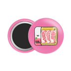 Pork Chops Button Fridge Magnet - Theartzzy