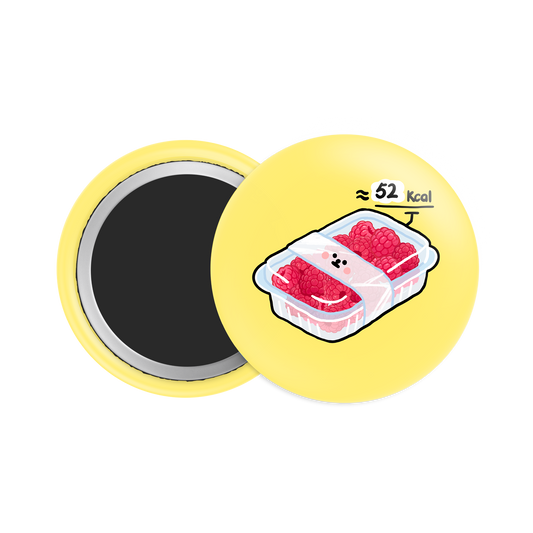 Raspberry Button EatVue Magnet