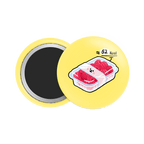 Raspberry Button EatVue Magnet - Theartzzy