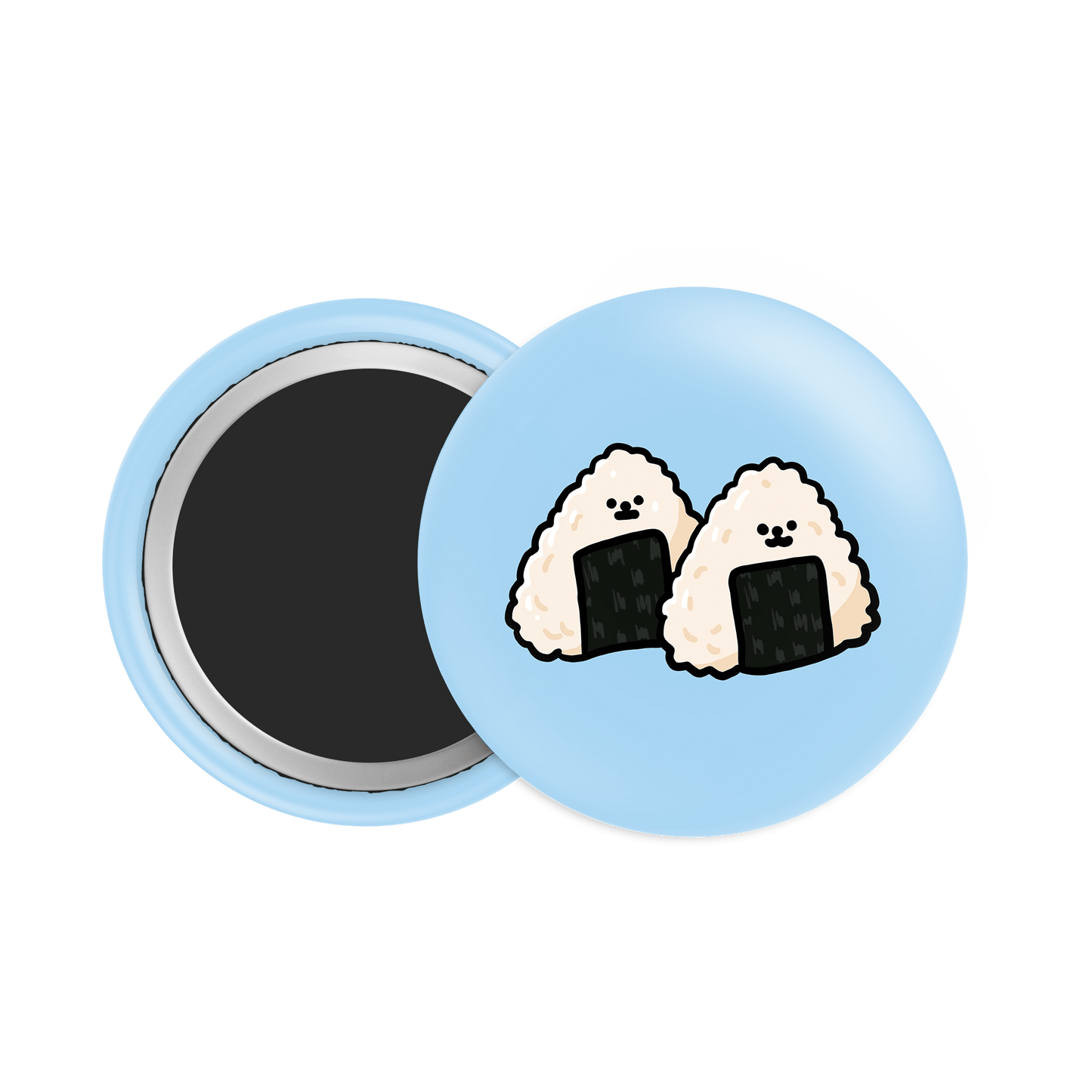 Rice Balls Button Fridge Magnet - Theartzzy