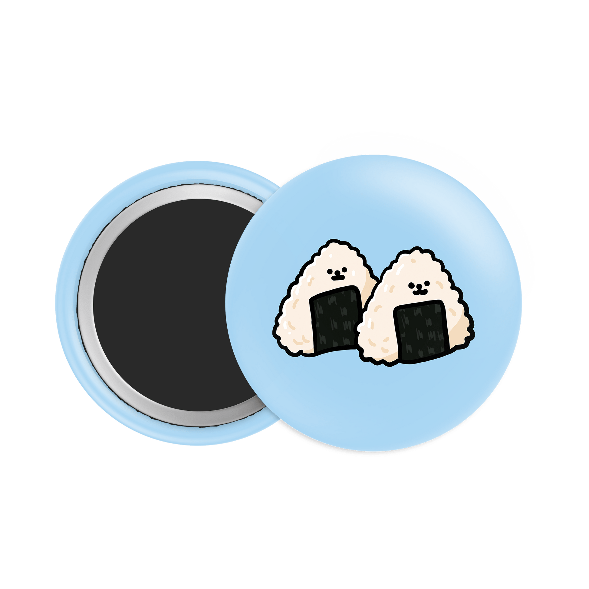 Rice Balls Button Fridge Magnet - Theartzzy