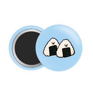 Rice Balls Button Fridge Magnet - Theartzzy