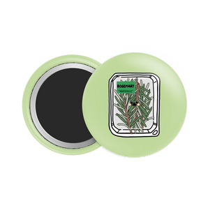 Rosemary Button Fridge Magnet - Theartzzy