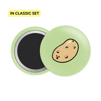Russet Potato Button Fridge Magnet - Theartzzy
