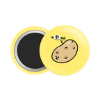 Russet Potato Button Fridge Magnet - Theartzzy