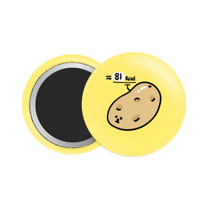 Russet Potato Button Fridge Magnet - Theartzzy