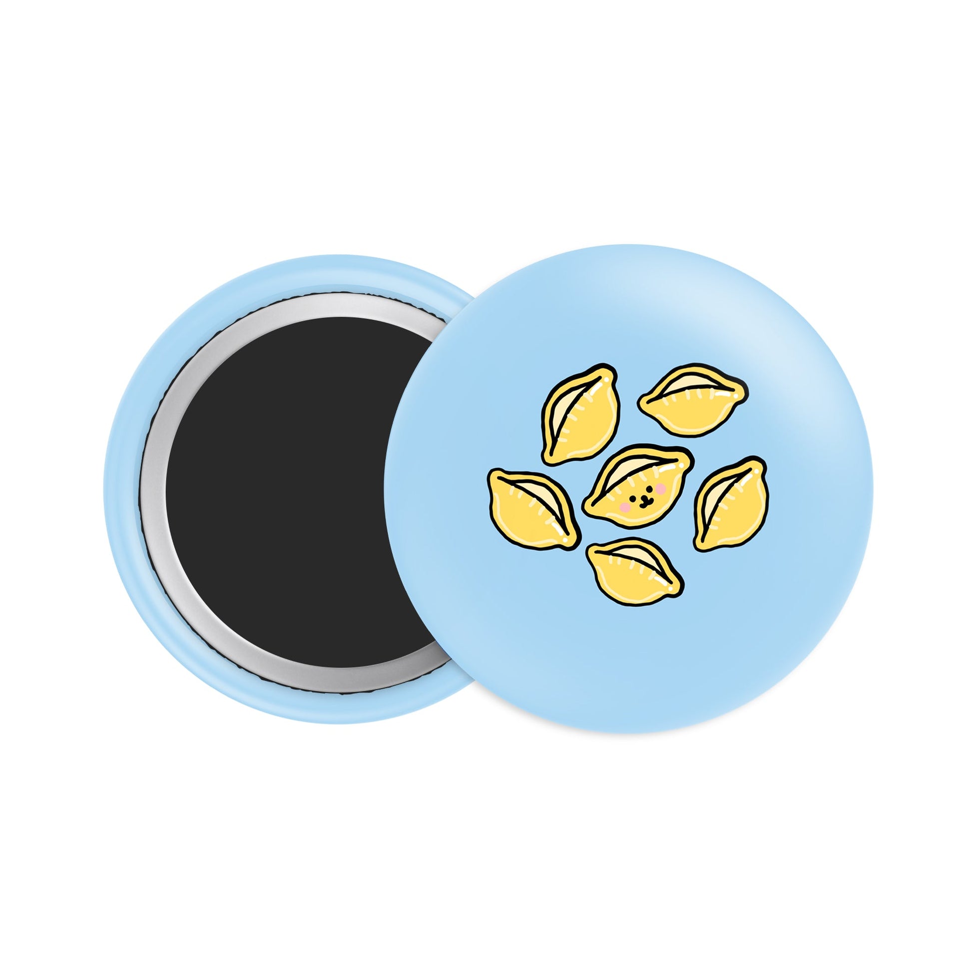 Shell Noodles Button Fridge Magnet - Theartzzy