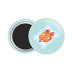 Shrimp Button Fridge Magnet - Theartzzy