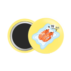 Shrimp Button Fridge Magnet - Theartzzy