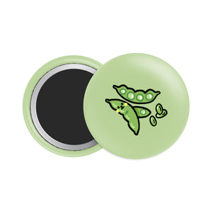 Snap Peas Button Fridge Magnet - Theartzzy