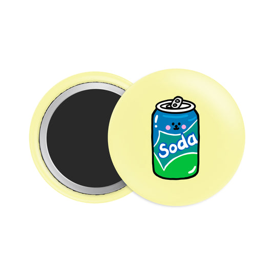 Soda Button Fridge  Magnet