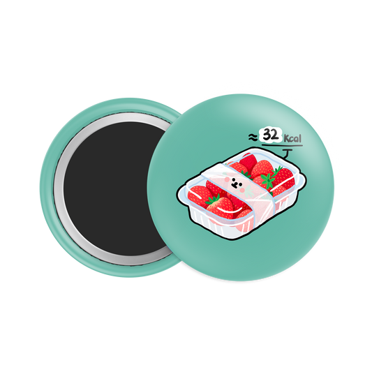 Strawberry Button Fridge  Magnet