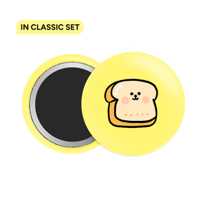 Toast Button Fridge Magnet - Theartzzy