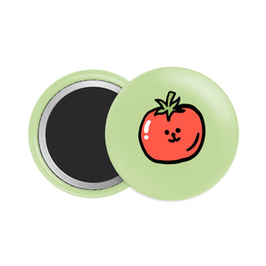 Tomato Button Fridge Magnet - Theartzzy