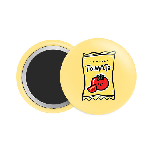 Tomato Chips Button Fridge  Magnet