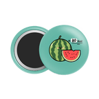 Watermelon Button Fridge Magnet - Theartzzy