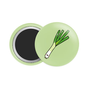 Welsh Onion Button Fridge Magnet - Theartzzy