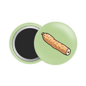 Yam Button Fridge Magnet - Theartzzy