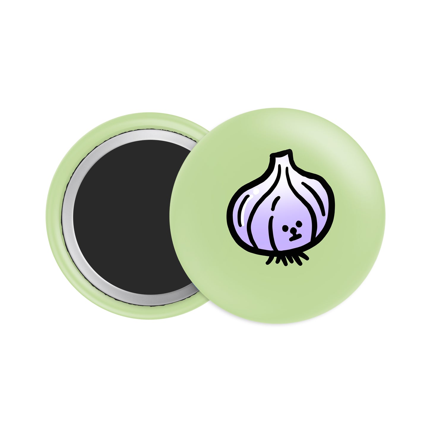 Red Onion Button Fridge  Magnet