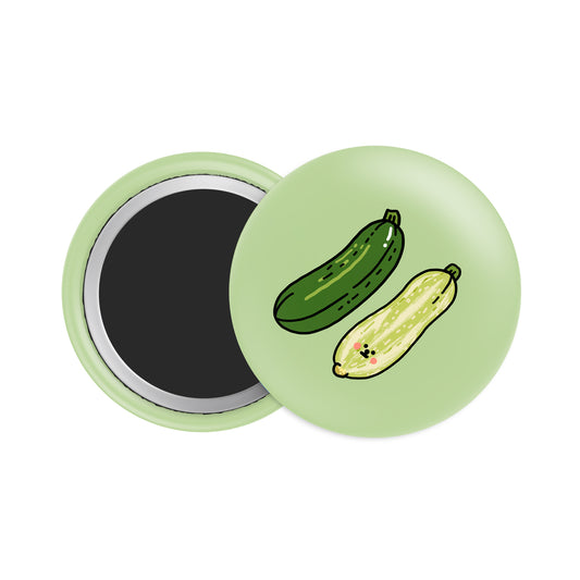 Zucchini Button Fridge  Magnet